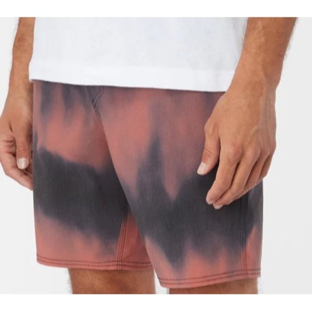 O’Neill Men’s Stockton Print Elastic Waist 18" Hybrid Shorts Size S NWOT - Picture 3 of 6